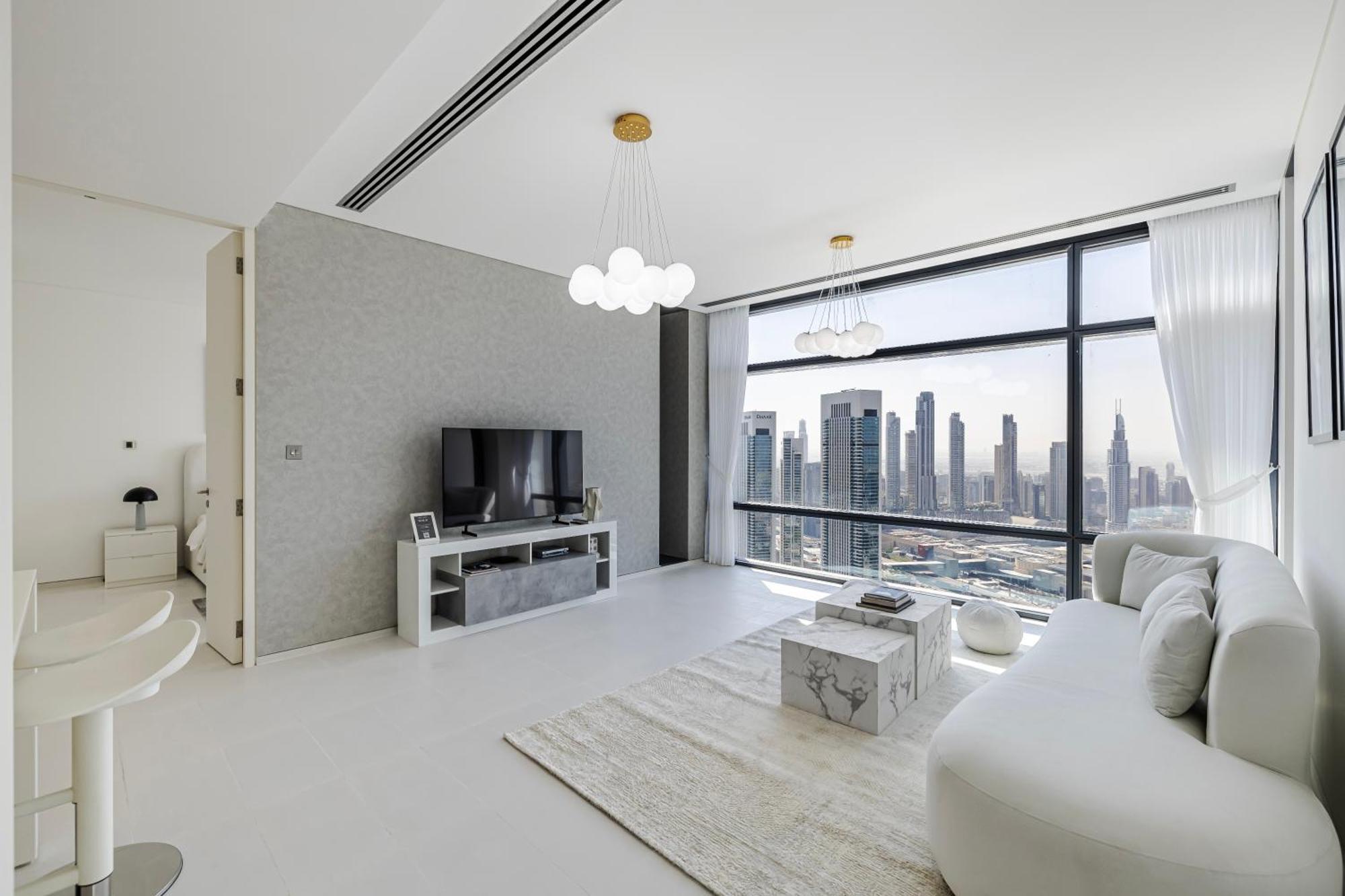 1Br Burj Khalifa View Index Tower Difc Dubai Exterior foto